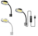 Fish Tank Clip on Light, 2.5W Clamp USB LED Aquarium Light Flexible Body