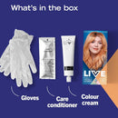 Schwarzkopf LIVE P122 Perfect Peach Hair Dye Multipack Semi Permanent 8 Washes