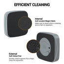 Magnetic Aquarium Glass Cleaner Brush Algae Fish Tank Scraper With Thermometer