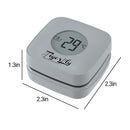 Magnetic Aquarium Glass Cleaner Brush Algae Fish Tank Scraper With Thermometer