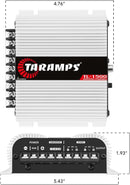 Taramps TL1500 2-Channel Car Amplifier 200W Mono 95Wx2 RMS 2 Ohm Stereo Amp