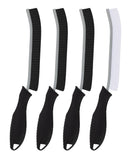 Crevice Cleaning Brush Set Hard Bristle Grout Tile Sink Gap Cleaner Tool, 4 Pack
