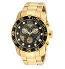 Invicta Men's 48mm Pro Diver Scuba Chronograph Watch Quartz Black Dial 19837