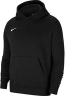 Nike Park 20 Kids Unisex Fleece Pullover Hoodie Black White Infant Junior - Medium