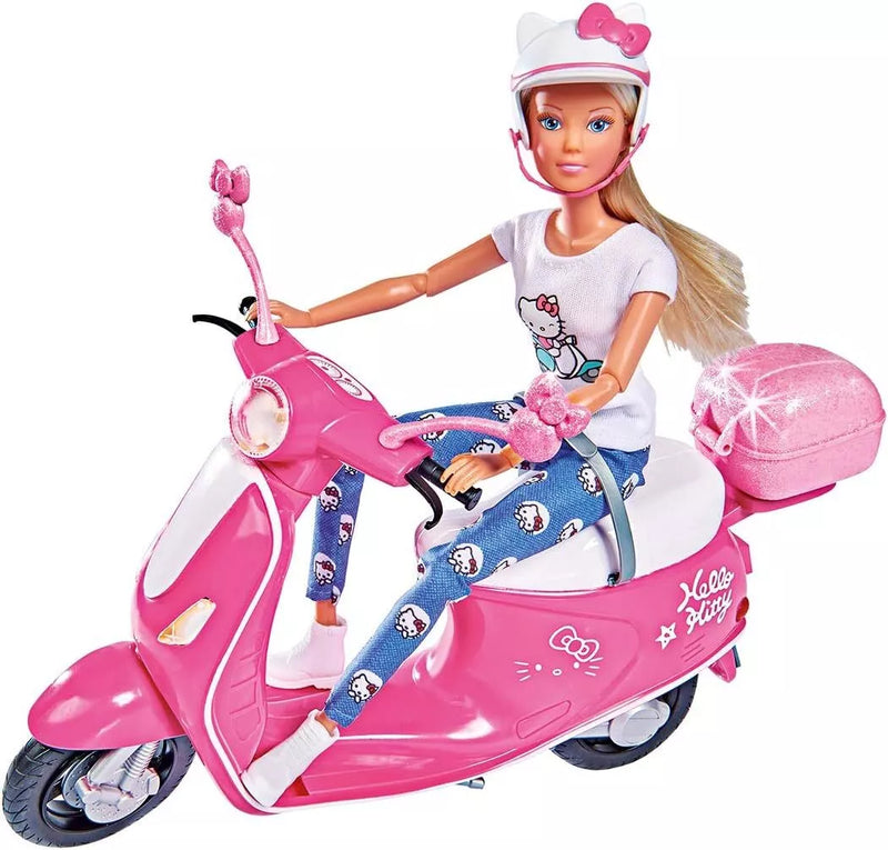 Simba 109283024 Hello Kitty Steffi Love Scooter With 29cm Doll