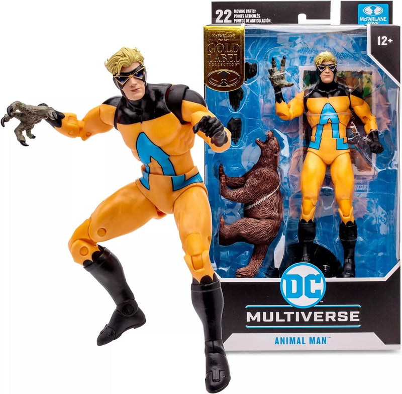 McFarlane Toys DC Multiverse Gold Label Animal Man (The Human Zoo) 7" Figure