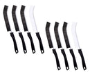 Crevice Cleaning Brush Set Hard Bristle Grout Tile Sink Gap Cleaner Tool, 8 Pack