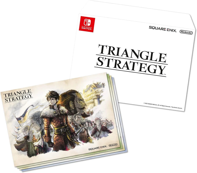 Triangle Strategy Promo Card Set Nintendo Switch Preorder Bonus Collec