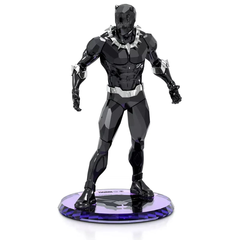 Swarovski Marvels Black Panther Collectible Black Crystal 14cm Figurine 5645683