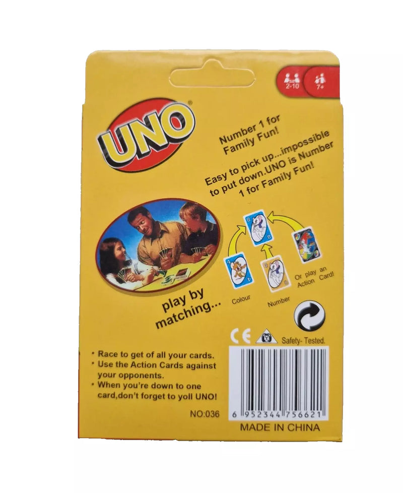 UNO Tom and Jerry Card Game Animated Character Themed Collector Deck 112 Cards