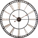 40" Wall Clock Roman Numerals Large Indoor Giant Open Face Metal