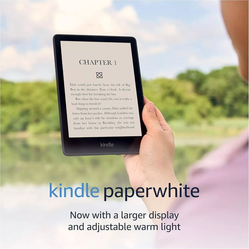 Amazon Kindle Paperwhite 11th Gen eReader 6.8" 8GB Waterproof Warm Light + Ads - Refurbished