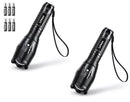 Linkax LED Torch Battery Powered, Super Bright 800 Lumen Tactical Torch, Hand
