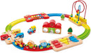 Hape Rainbow Puzzle Railway Train Set Toddler Toy 18m+ Wooden Educational Gift