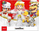Super Mario Odyssey Amiibo Wedding 3 Pack Mario Peach Bowser Nintendo Switch