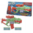 Nerf DinoSquad Rex-Rampage Motorized Dart Blaster, Clip + 20 Nerf Darts