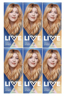Schwarzkopf LIVE P122 Perfect Peach Hair Dye Multipack Semi Permanent 8 Washes