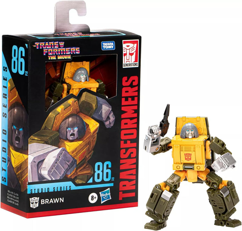 Hasbro Transformers The Movie Studio Series 86 Deluxe Class Brawn Toy