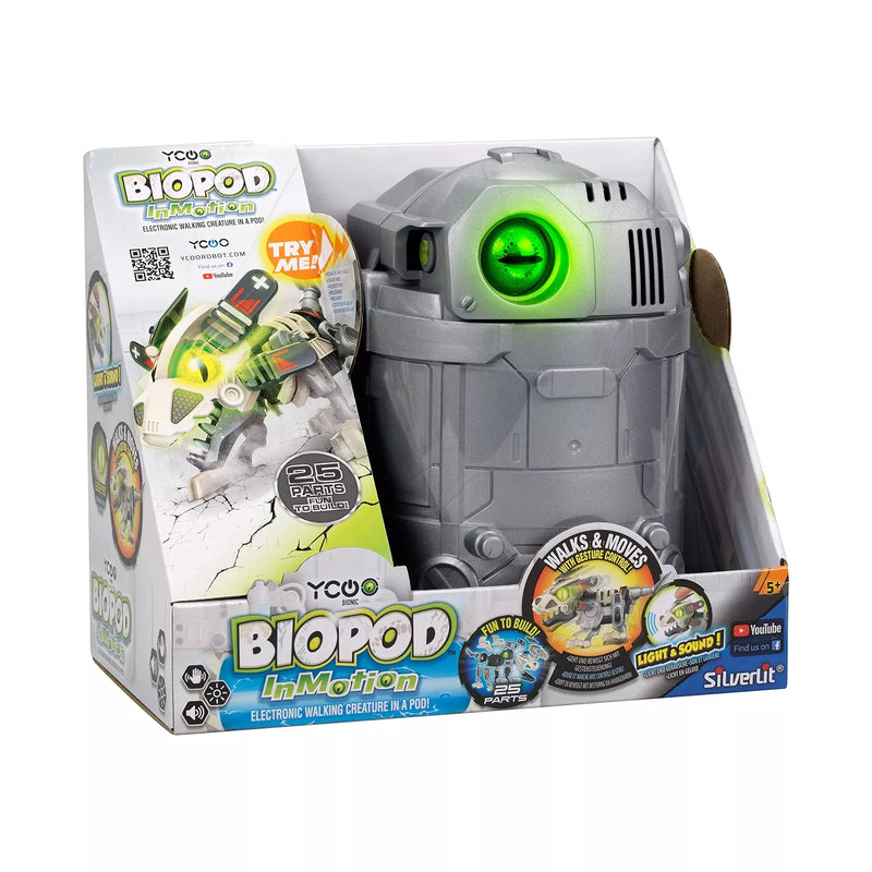 BIOPOD In Motion Electronic Walking Creature In a Pod 88091 Walks Light Sound