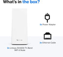 Linksys Velop MX8400 WiFi 6 Mesh System 2-Pack Tri-Band AX Whole Home Router