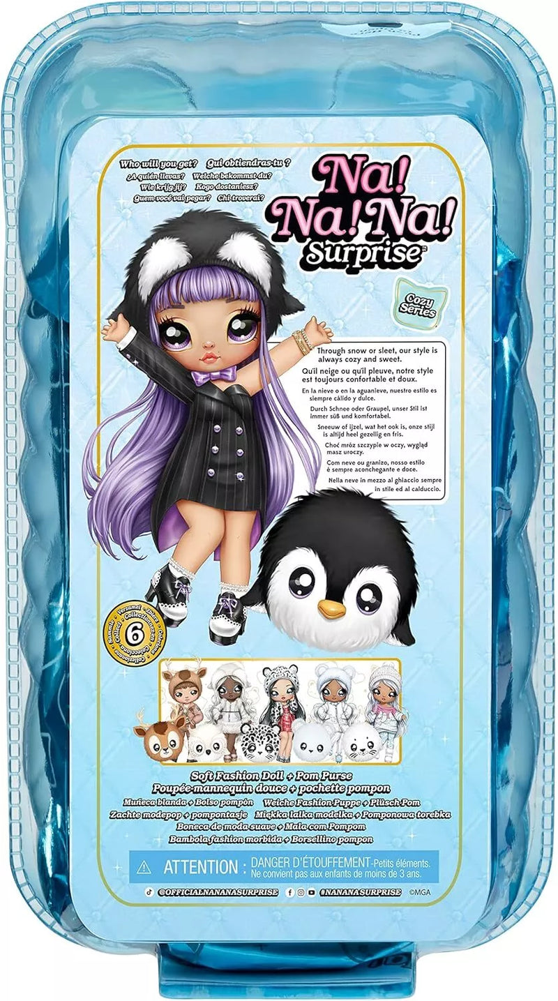 Na! Na! Na! Surprise Cosy Series EVIE VON HOO 18cm Poseable Doll + Accessories