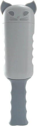 Pet Hair Remover Lint Brush Reusable with Self-Cleaning Base for Pets, Cat Theme