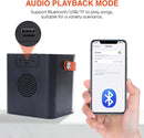 DYNASONIC B52 Kids Karaoke Machine Bluetooth Speaker 2 Mics Gift Toy Black