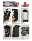 Quiet HOB Aquarium Filter with Bio-Wheel & Spiral Skimmer Adjustable Flow