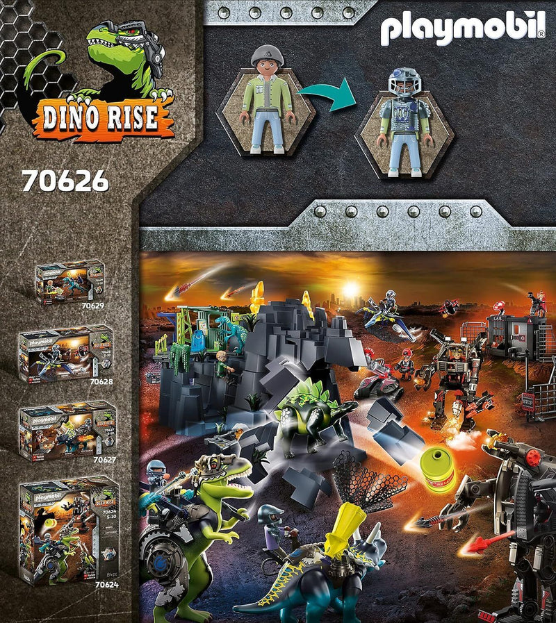 Playmobil 70626 Dino Rise Saichania: Invasion of the Robot 73 Piece Playset 5+