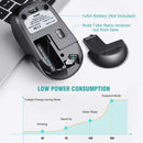 Wireless Silent Mouse 2.4G USB Mini 1600DPI for Laptop PC Mac Windows
