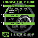 Slime Self Sealing MTB Inner Tube 27.5 Presta Valve 2.35-3.0, 30099 - 2 Pack