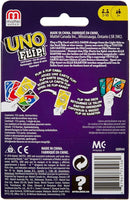 Mattel Games UNO FLIP! Family Card Game Double-sided Deck, 112 Cards