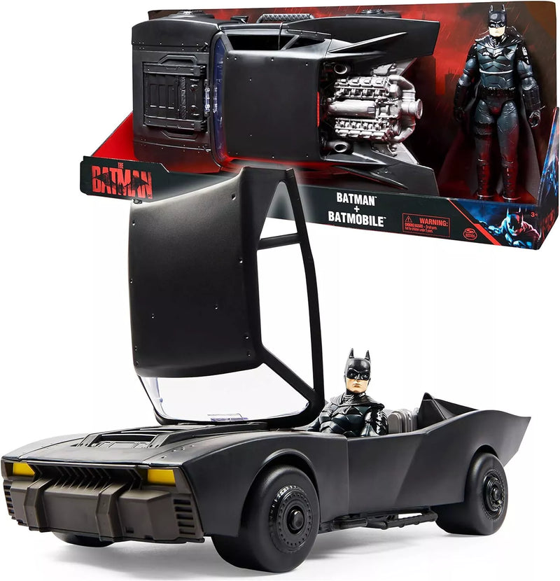 DC Comics The Batman Batmobile Vehicle & 30cm Superhero Figure, The Batman Movie