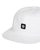 ELEMENT Pool Men's White Strapback Hat Baseball Cap, Low Profile - One Size