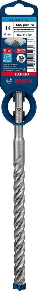 Bosch Expert SDS Plus-7X Carbide Hammer Drill Bit 14 x 215mm for Hammer Drills