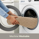 Keplin Non-Slip Bath Mat 40x60cm Beige Soft Microfibre Quick Dry Rug