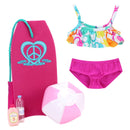 Sophia's Baby Doll 5 Piece Dolls Playset, 18" Doll Bikini & Beach Accessories