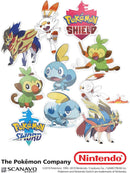 Pokémon Sword & Shield Sticker Sheet Nintendo Switch Promo Official Merch
