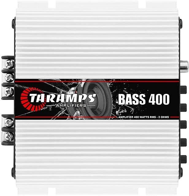 Taramps Bass 400 Monoblock Amp 400W RMS 2 Ohm 1CH Car Subwoofer Amplifier