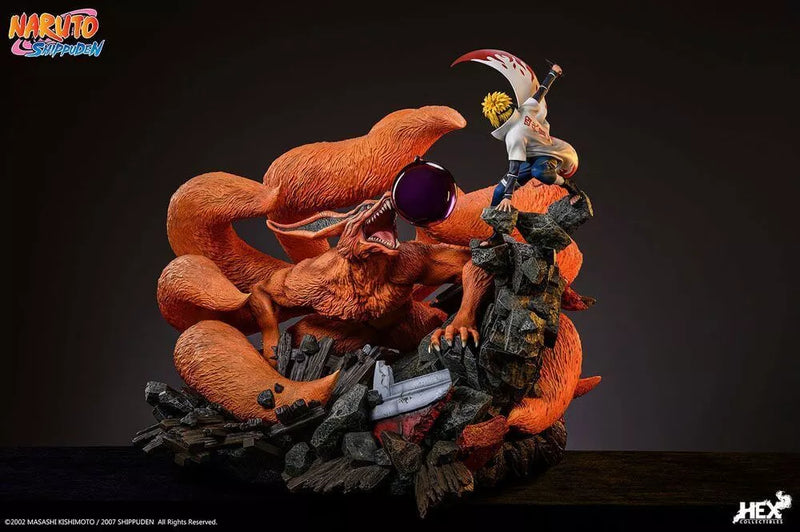 Hex Collectibles Naruto Shippuden Statue 1/8 Namikaze Minato vs Kurama 59cm