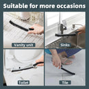 Crevice Cleaning Brush Set Hard Bristle Grout Tile Sink Gap Cleaner Tool, 4 Pack