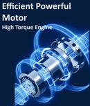 Portable Electric Shaver for Men, 5W LCD Travel Beard Trimmer Razor USB-C Charge