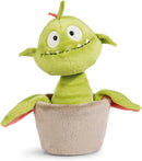 NICI Funny Flowers Gisela Carnivorous Plant 18cm Green Plush Soft Toy Cuddly