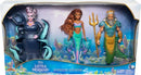 Mattel Disney Little Mermaid Ariel King Triton & Ursula Dolls Set of 3 HND28