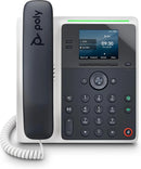POLY Edge E100 IP Phone and PoE-enabled IP Phone Black Wired handset IPS 7.11