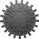 Stonebriar 31.3" Wooden Sunburst Wall Mirror Large Round Hanging Home Decor