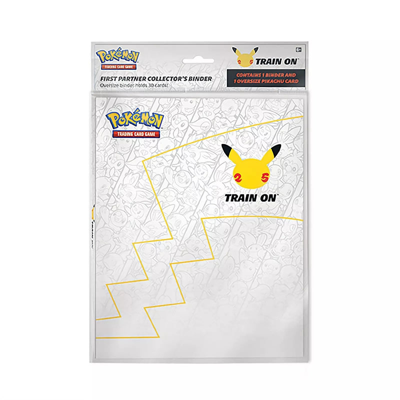 Pokémon Card 25th Anniversary First Partner Collector Binder Inc Jumbo Pikachu