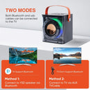 DYNASONIC B52 Kids Karaoke Machine Bluetooth Speaker 2 Mics Gift Toy Black