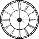 40" Wall Clock Roman Numerals Large Indoor Giant Open Face Metal