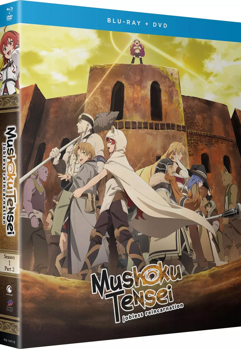 Mushoku Tensei: Jobless Reincarnation, SEASON 1 - Part 2 (Blu-Ray + DVD) 4 Disc